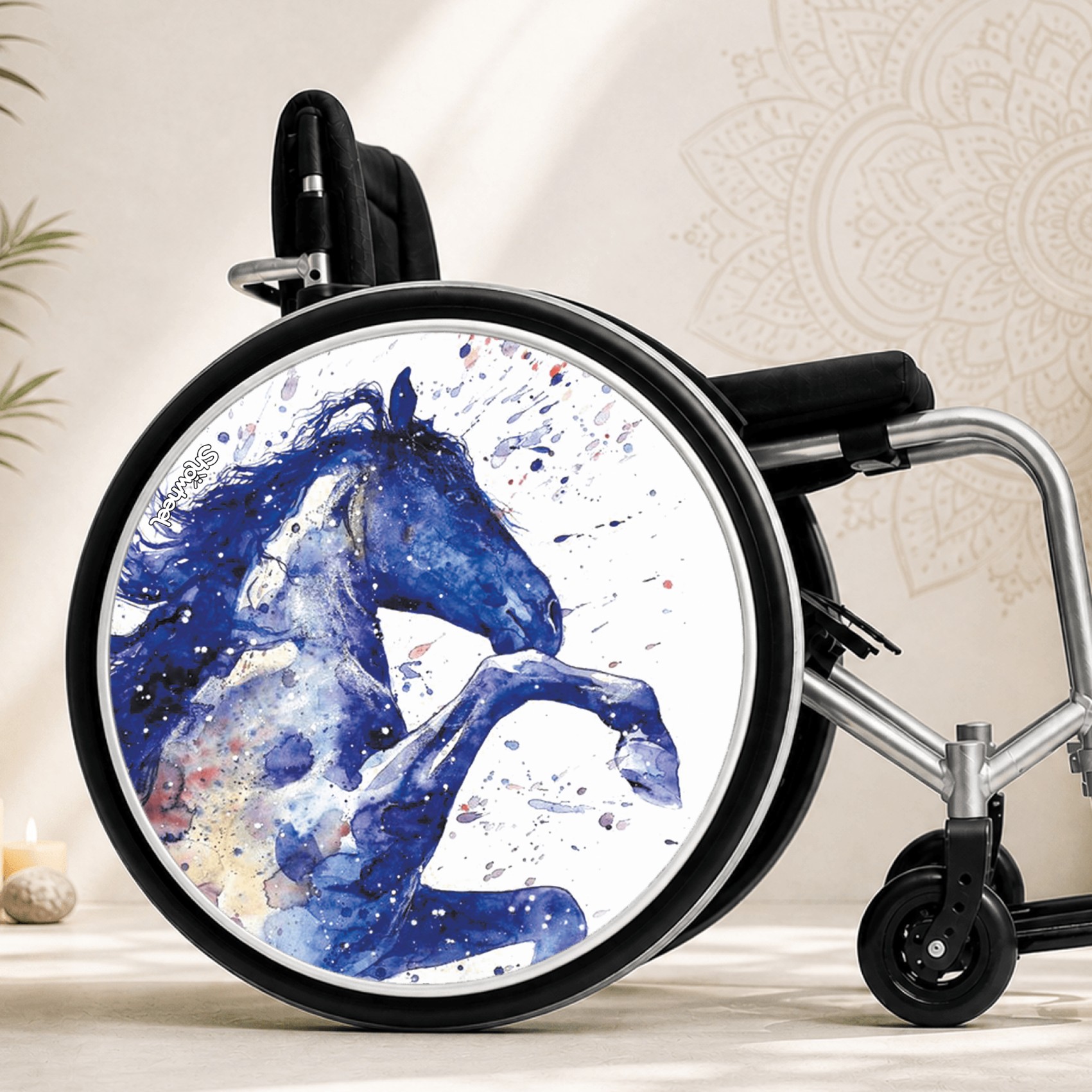 Cheval encre