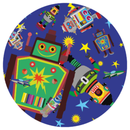 Robots bleus by Baroukh