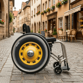Roue jaune