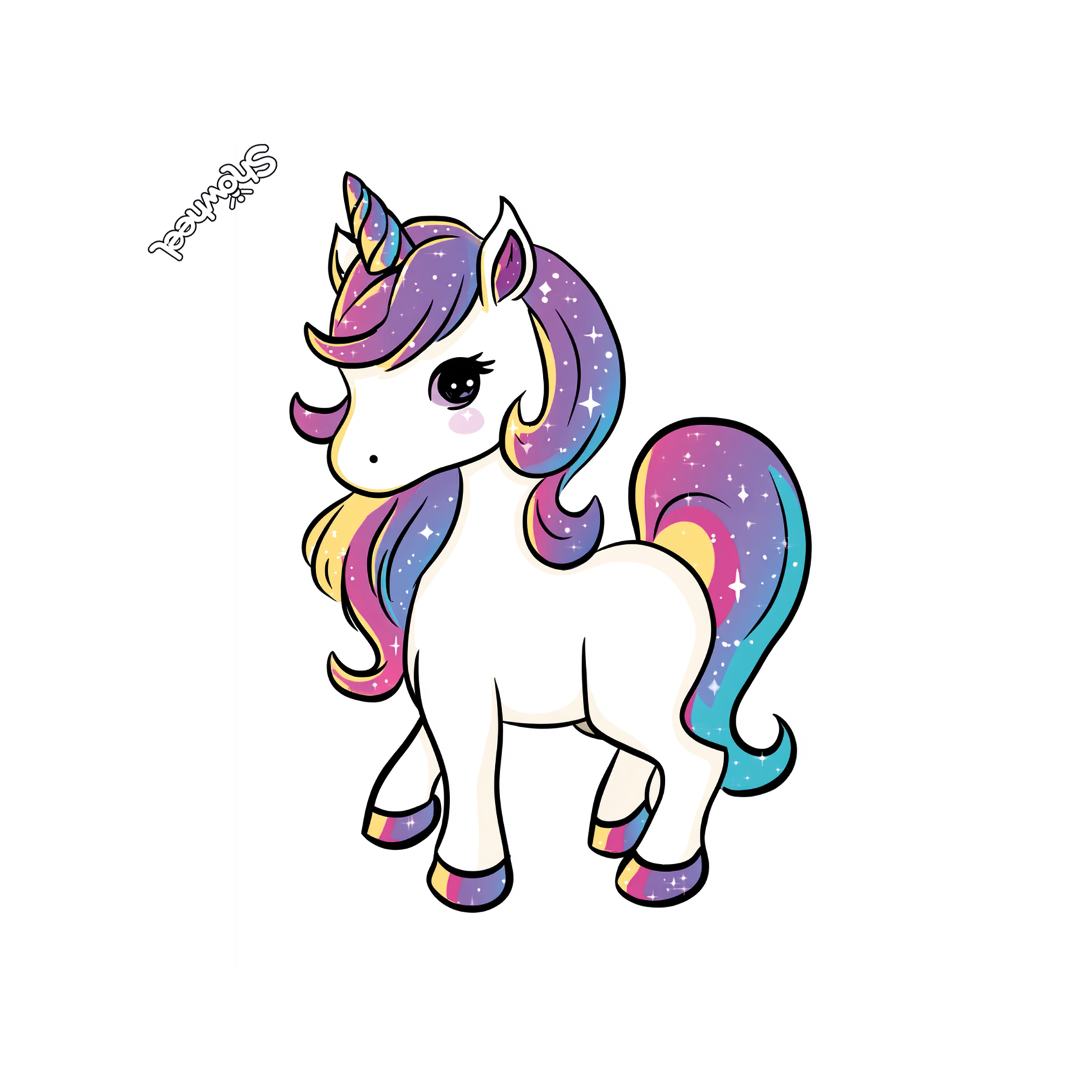 Licorne violette