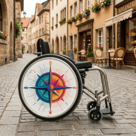 Boussole colorée