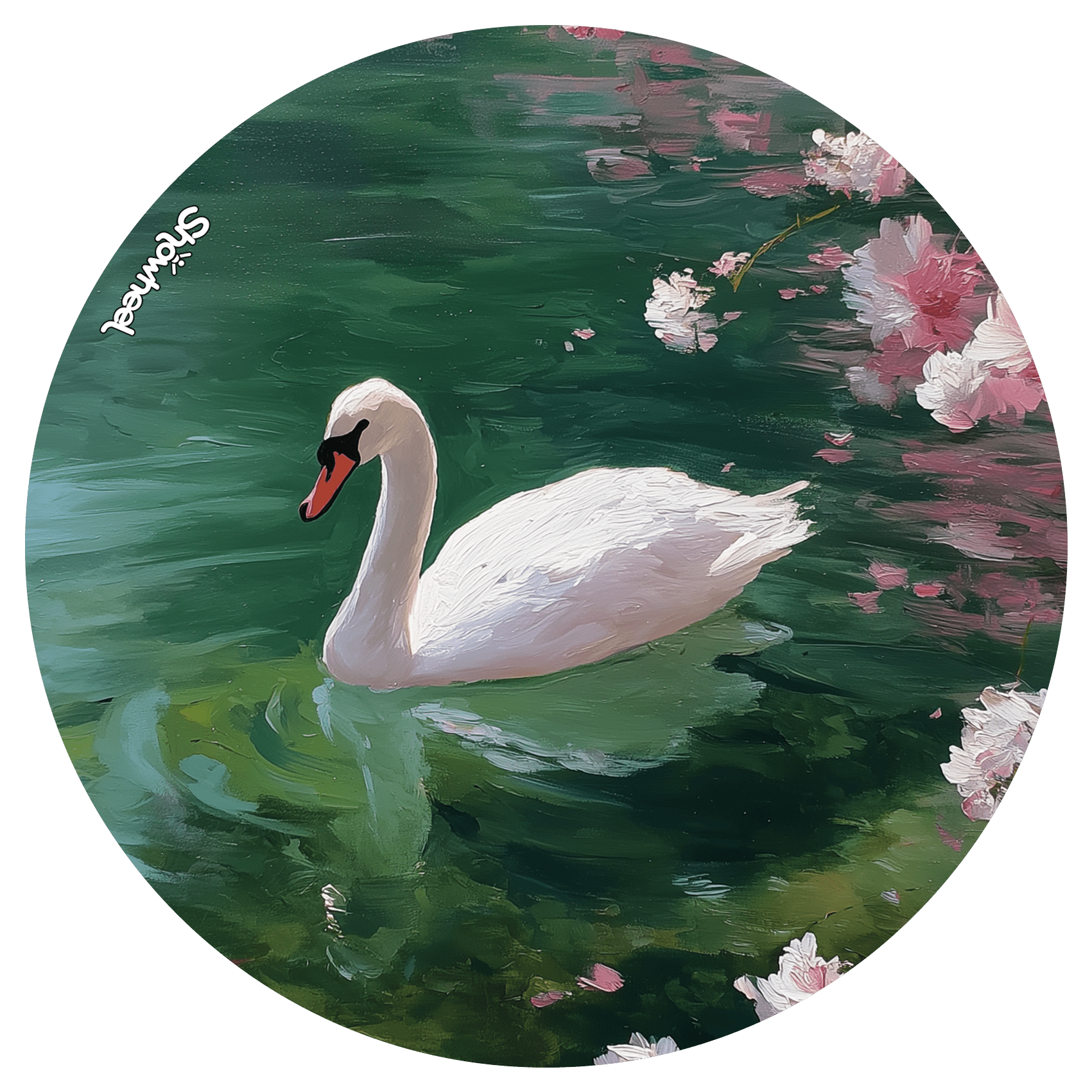 Cygne peinture